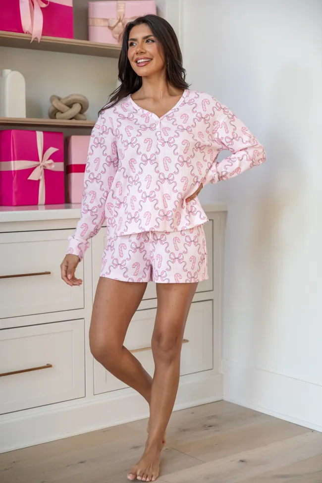 Pretty In Peppermint Pajama Set SALE sold by Pink Lily product image thumbnail 2