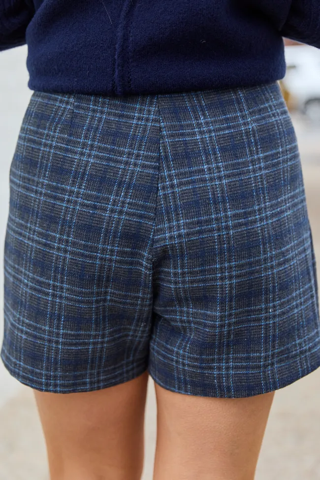 Remy Blue Plaid Skort FINAL SALE sold by Pink Lily product image thumbnail 5