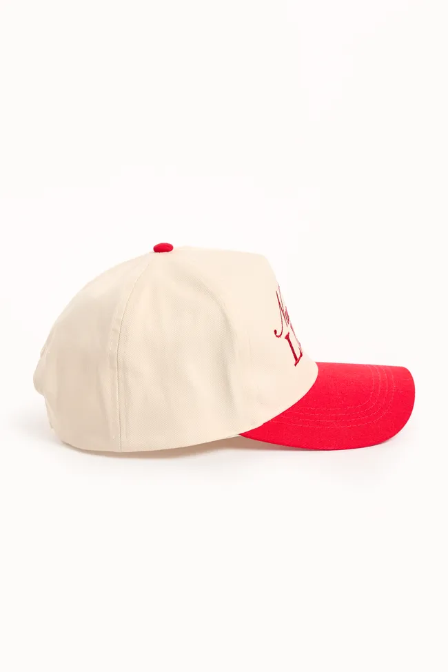 Naughty List Red Trucker Hat sold by Pink Lily product image thumbnail 4