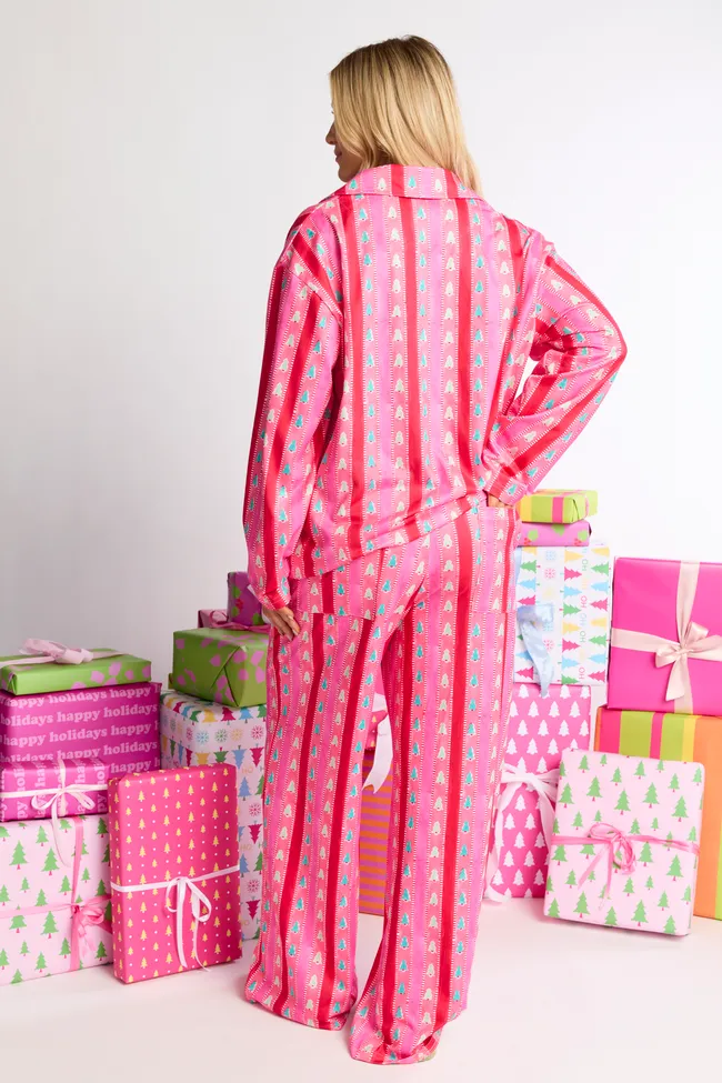 Tree Me Right Oversized Pajama Set FINAL SALE sold by Pink Lily product image thumbnail 5