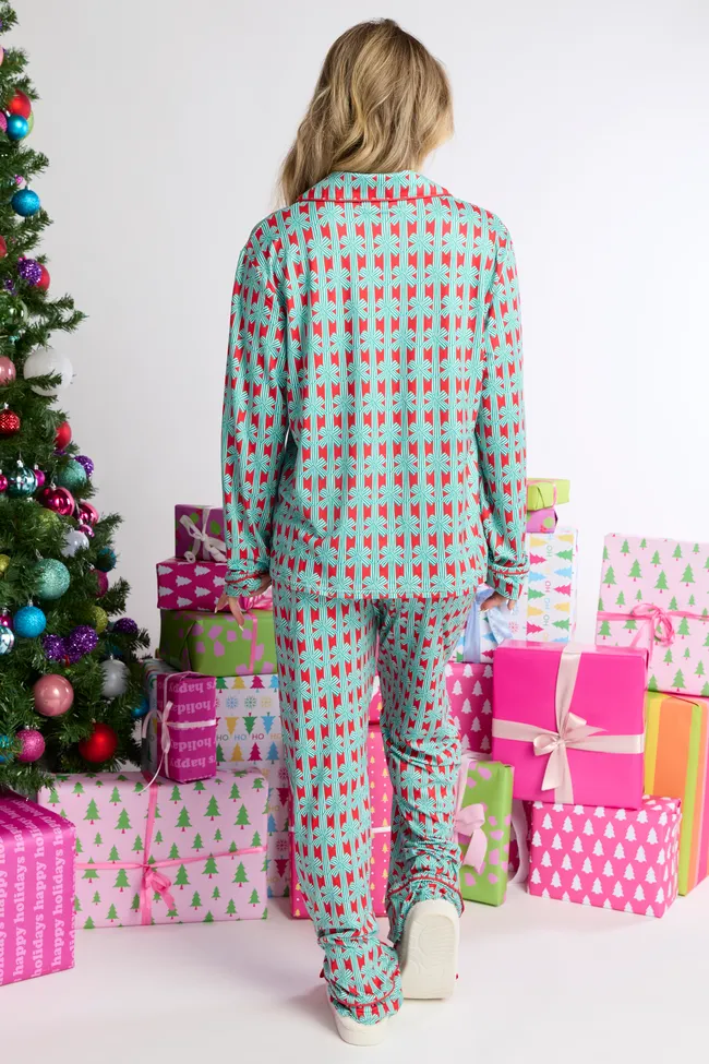 Wrap It With A Bow Pajama Set FINAL SALE sold by Pink Lily product image thumbnail 5