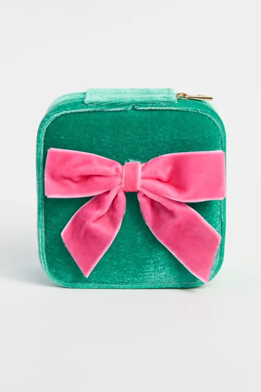 Azalia Pink Bow Jewelry Box sold by Pink Lily