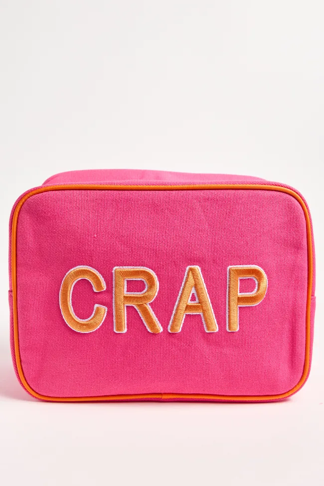 Crap Pink Cosmetic Bag sold by Pink Lily