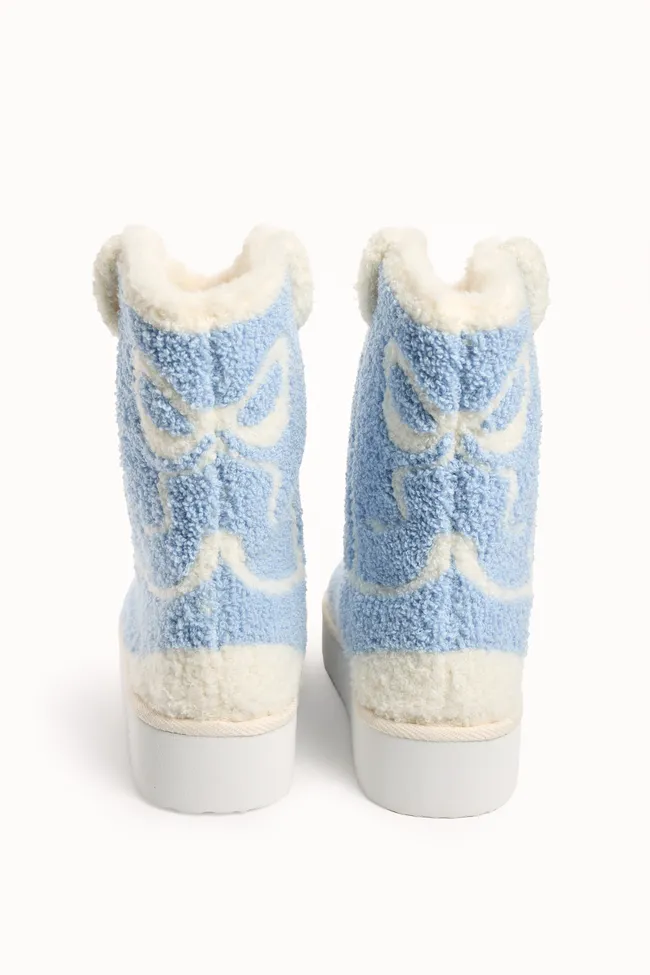 Tyla White Bow Shearling Boot Slippers FINAL SALE sold by Pink Lily product image thumbnail 5