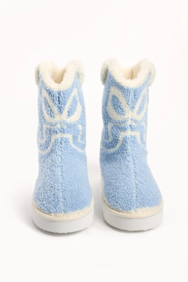Tyla White Bow Shearling Boot Slippers FINAL SALE sold by Pink Lily product image thumbnail 3