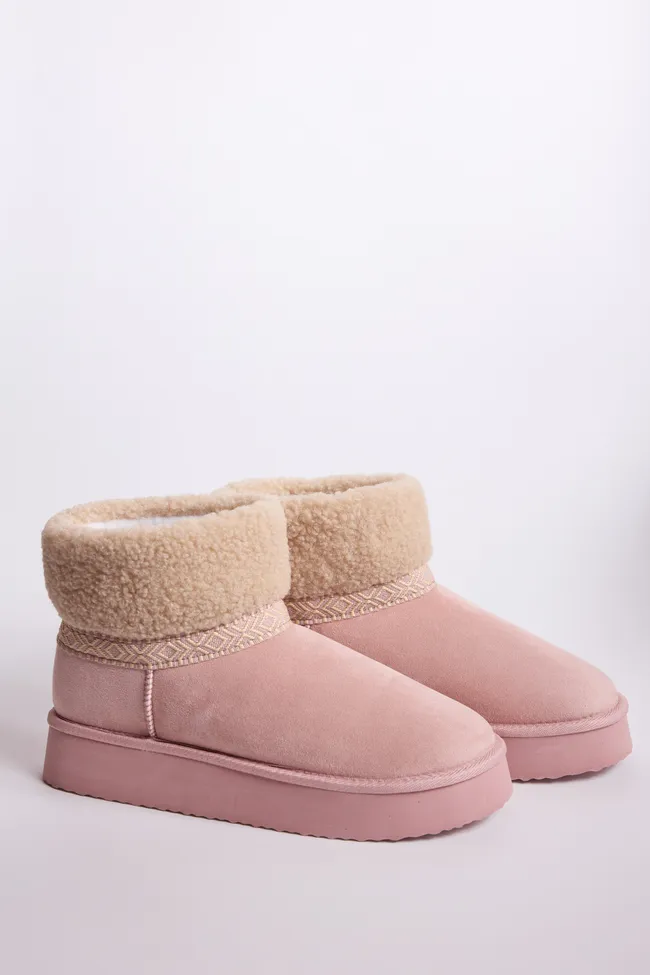 Payton Blush Platform Boots FINAL SALE sold by Pink Lily product image thumbnail 3