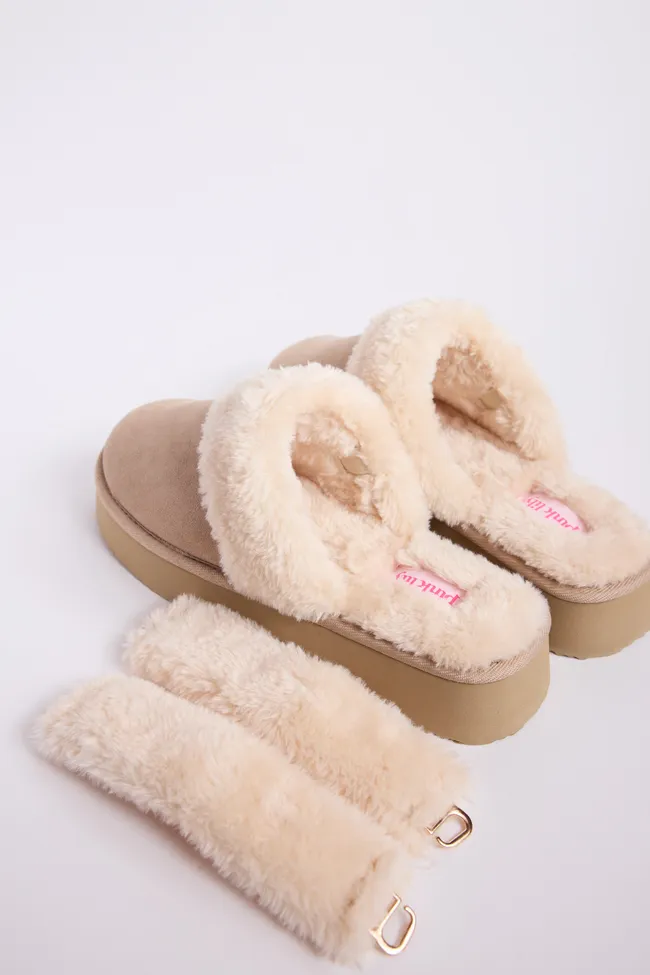 Greer Sand Slingback Platform Slippers FINAL SALE sold by Pink Lily product image thumbnail 4