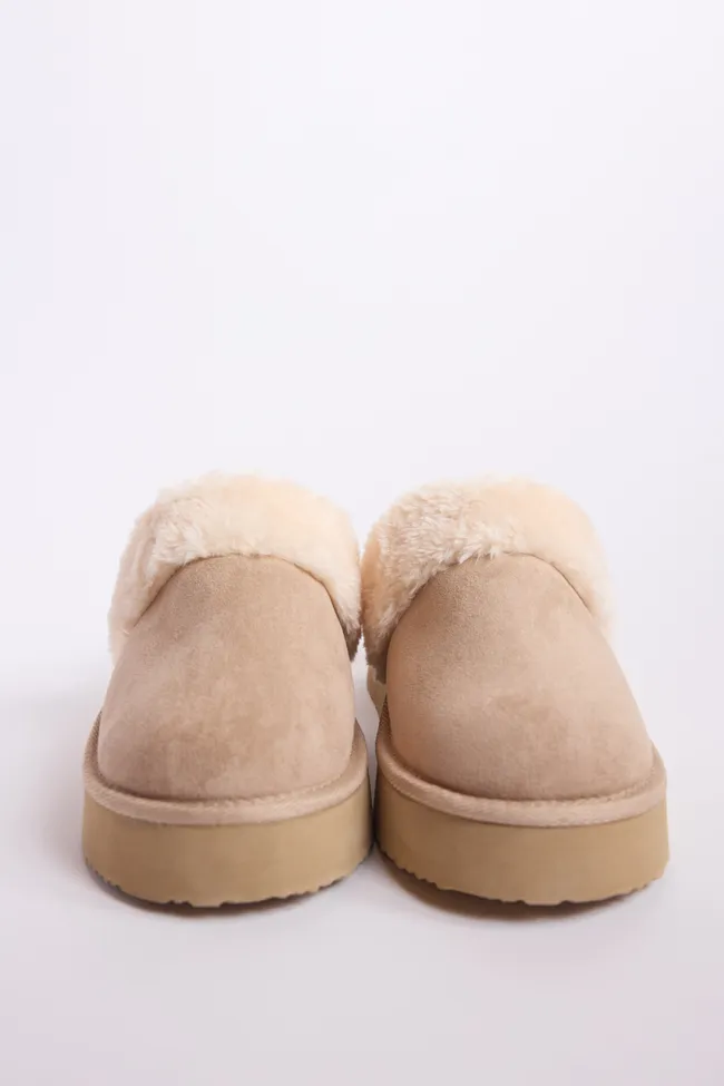 Greer Sand Slingback Platform Slippers FINAL SALE sold by Pink Lily product image thumbnail 5
