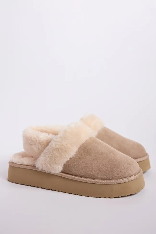Greer Sand Slingback Platform Slippers FINAL SALE sold by Pink Lily product image thumbnail 3