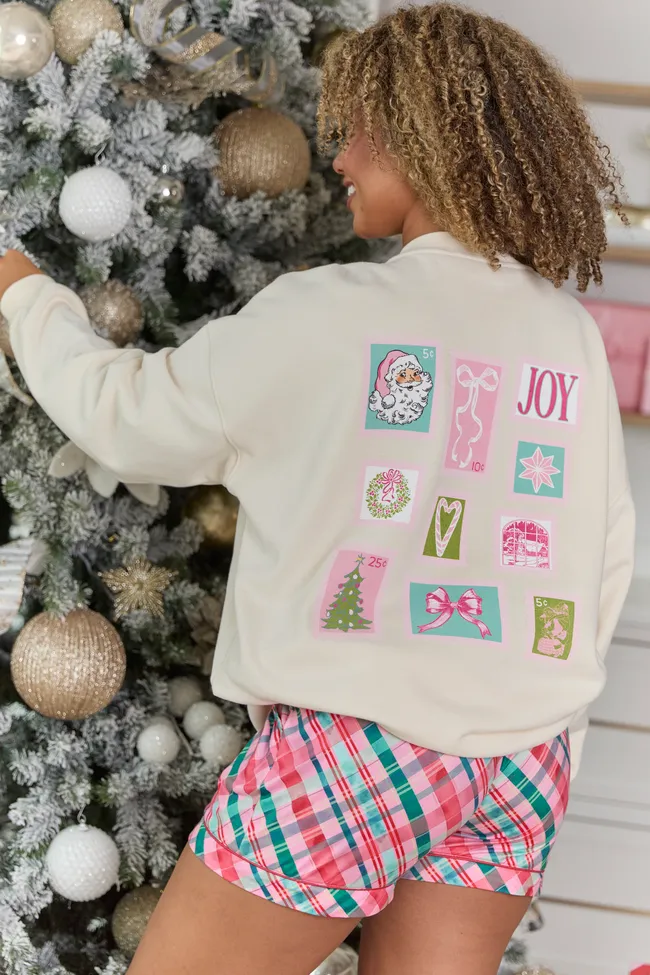Dear Santa Cream Graphic Sweatshirt sold by Pink Lily