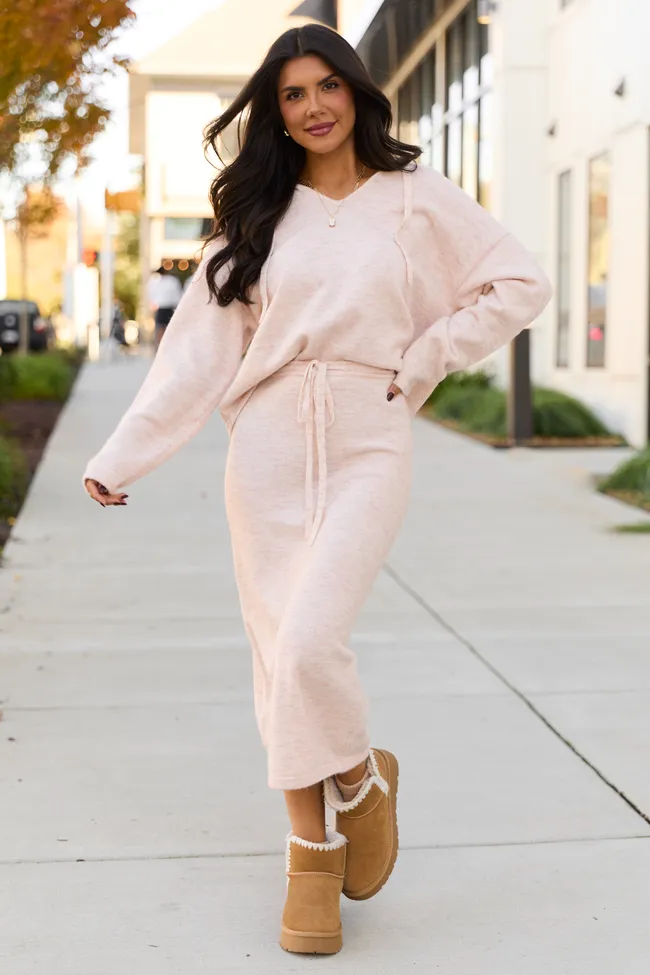 Teresa Pink Midi Skirt FINAL SALE sold by Pink Lily product image thumbnail 4