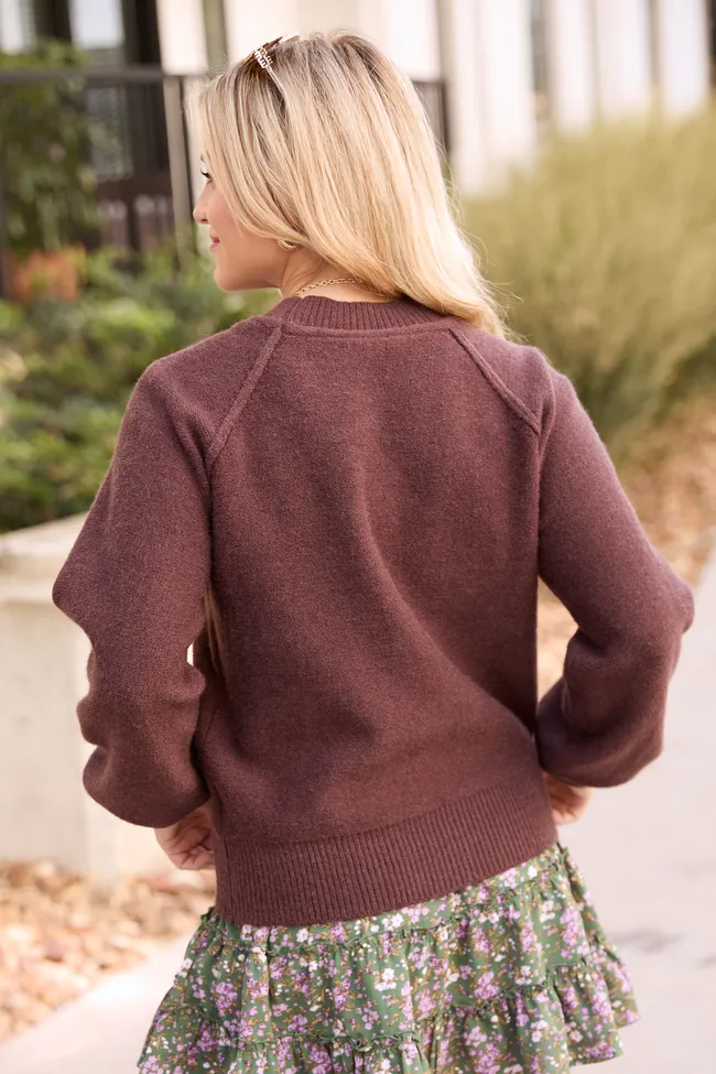 Lisa Brown Crewneck Sweater sold by Pink Lily product image thumbnail 4