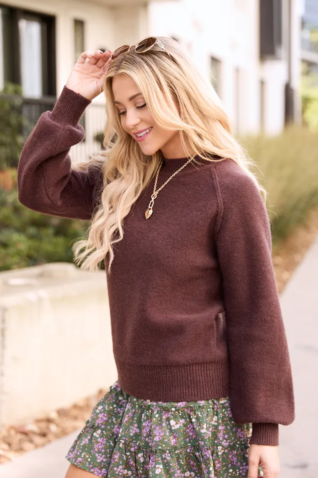 Lisa Brown Crewneck Sweater sold by Pink Lily product image thumbnail 3