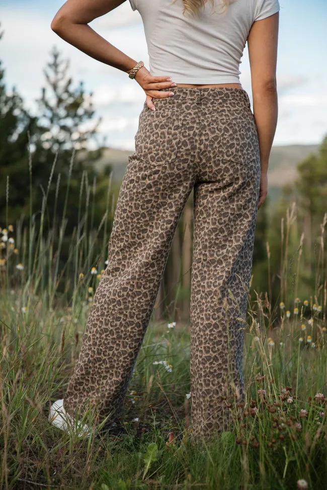Wild Things Leopard Wide Leg Pants sold by Pink Lily product image thumbnail 5