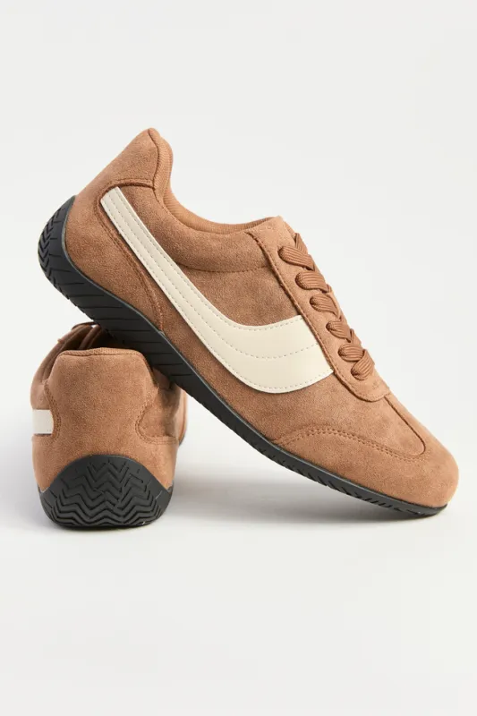 Osaka Coffee Sneakers sold by Pink Lily