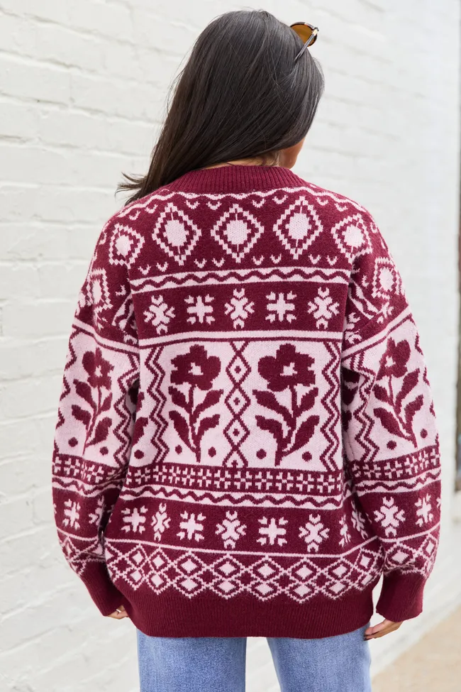 Steff Berry Fair Isle Oversized Cardigan SALE sold by Pink Lily product image thumbnail 5