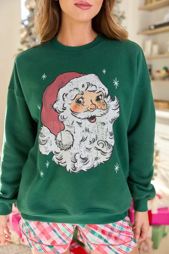 Have Yourself A Merry Little Christmas Evergreen Graphic Sweatshirt sold by Pink Lily product image thumbnail 4