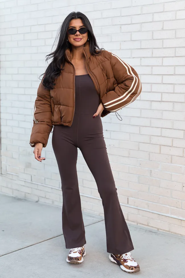 Out And About Brown Active Onesie FINAL SALE sold by Pink Lily product image thumbnail 2