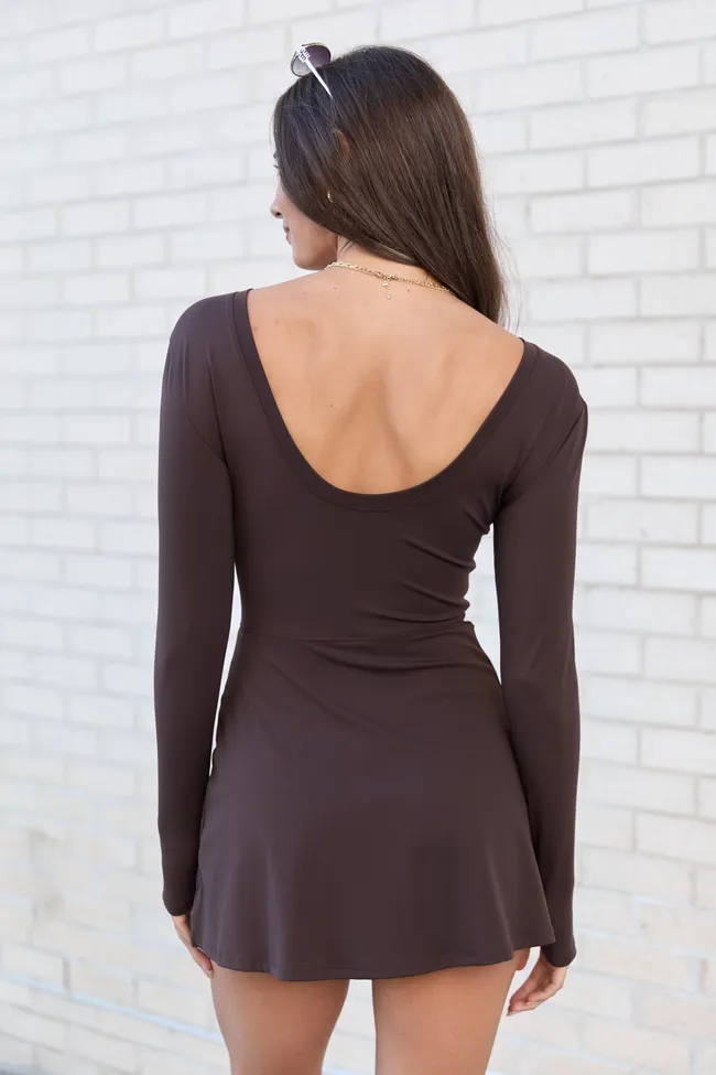 On My Terms Brown Active Dress FINAL SALE sold by Pink Lily product image thumbnail 5