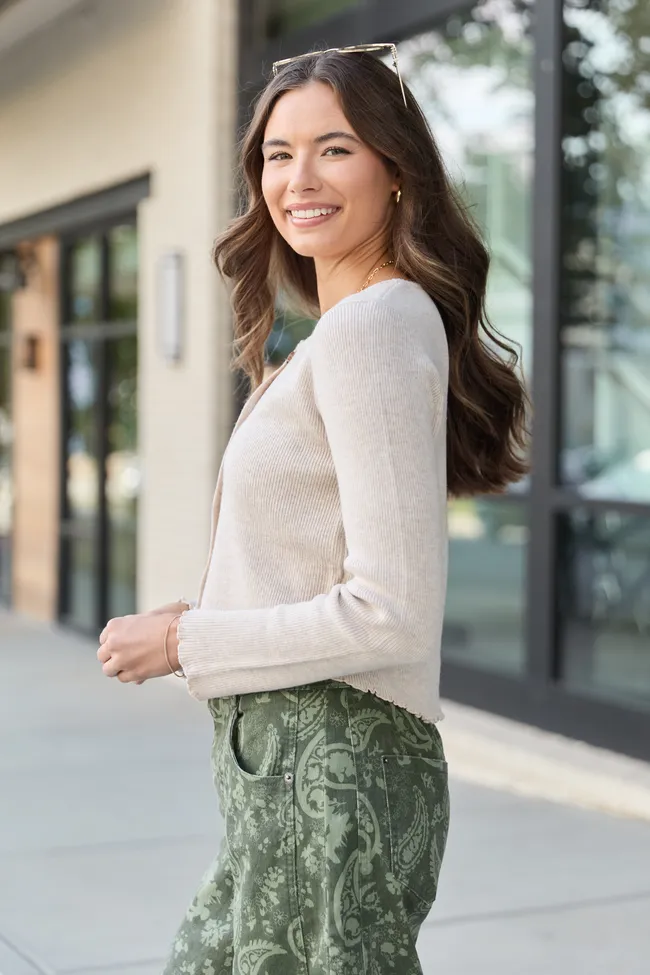 Whimsy Long Sleeve Knit Cardigan Top sold by Pink Lily product image thumbnail 4