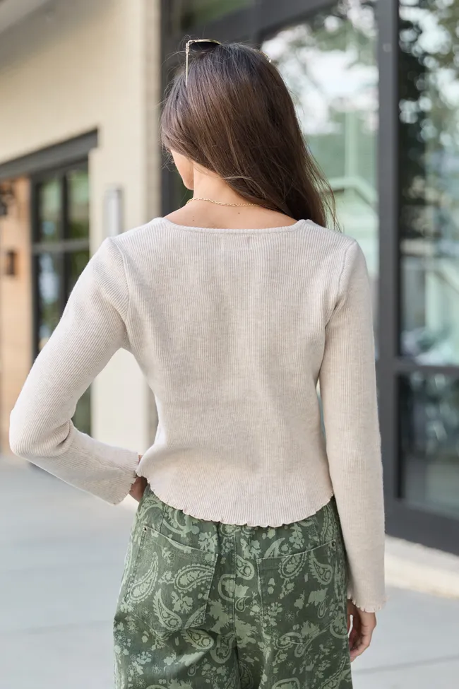 Whimsy Long Sleeve Knit Cardigan Top sold by Pink Lily product image thumbnail 5