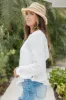 Stay With Me Ivory Hooded Gauze Pullover FINAL SALE sold by Pink Lily