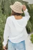 Stay With Me Ivory Hooded Gauze Pullover FINAL SALE sold by Pink Lily