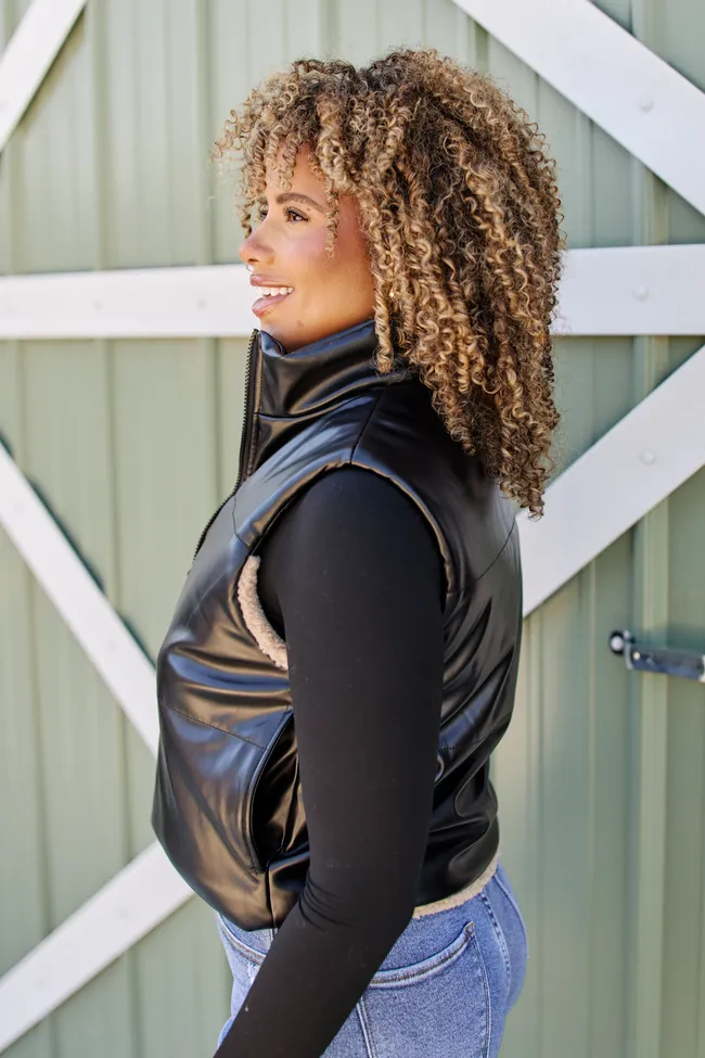 Clarissa Tan Combo Reversible Vest FINAL SALE sold by Pink Lily product image thumbnail 5