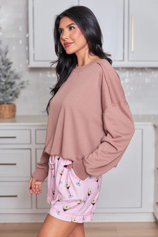 Prestyn Brown Bubble Long Sleeve Top sold by Pink Lily product image thumbnail 4