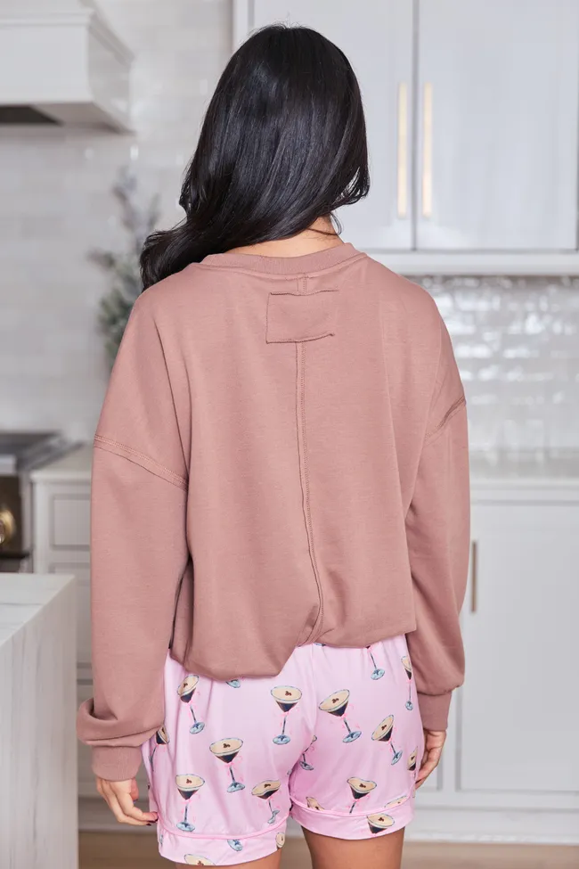 Prestyn Brown Bubble Long Sleeve Top sold by Pink Lily product image thumbnail 5