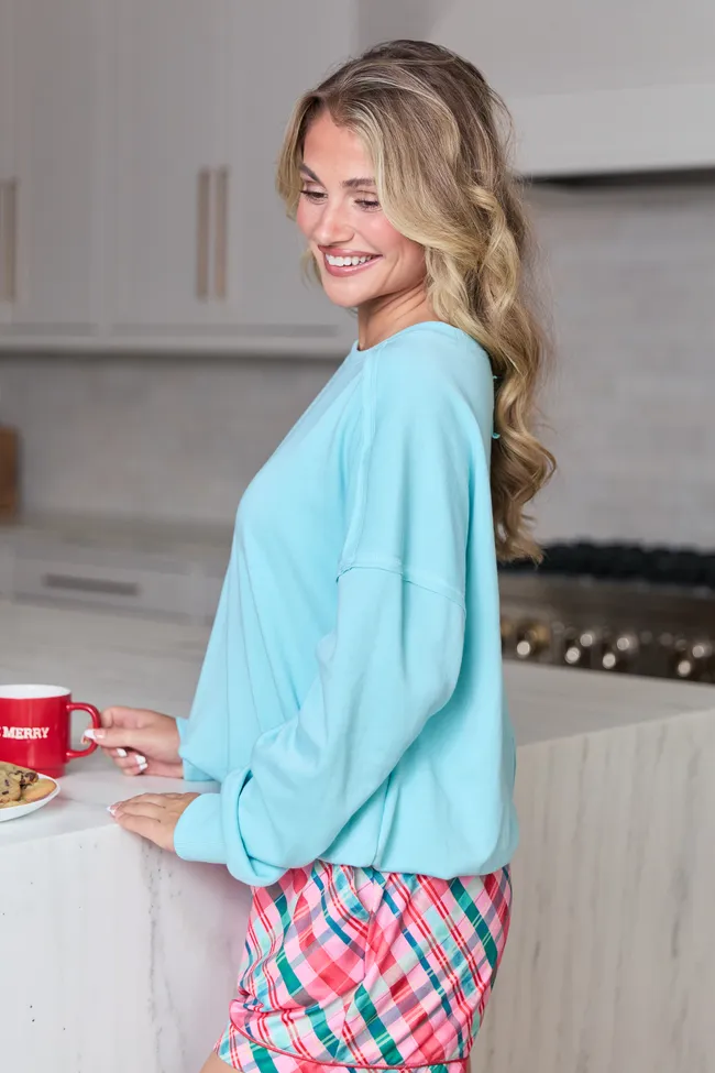Prestyn Teal Bubble Long Sleeve Top FINAL SALE sold by Pink Lily product image thumbnail 3