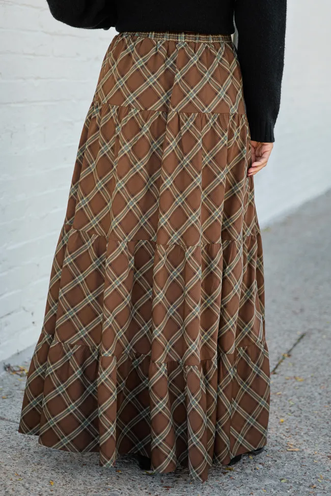 Cassidy Plaid Maxi Skirt sold by Pink Lily product image thumbnail 4