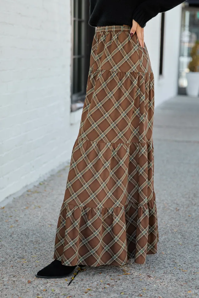 Cassidy Plaid Maxi Skirt sold by Pink Lily product image thumbnail 3