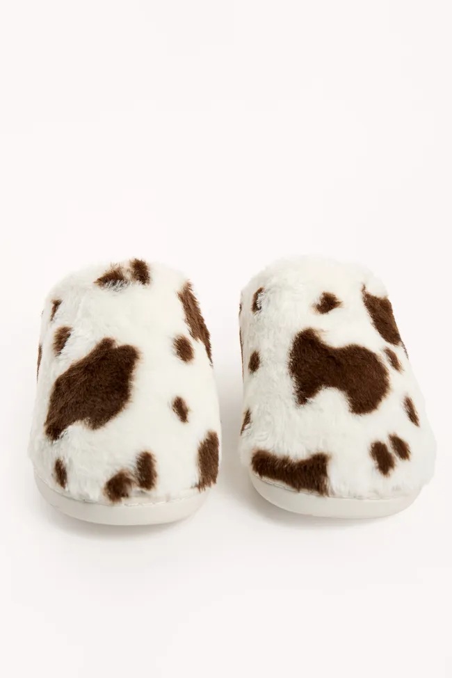 Lucila Cow Print Slippers sold by Pink Lily product image thumbnail 3
