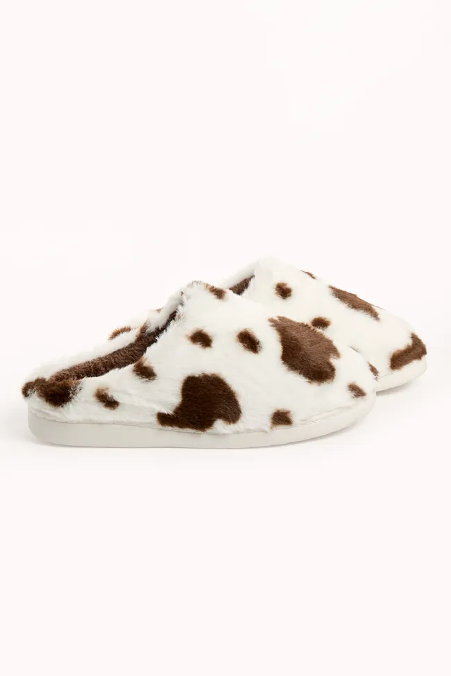 Lucila Cow Print Slippers sold by Pink Lily product image thumbnail 4