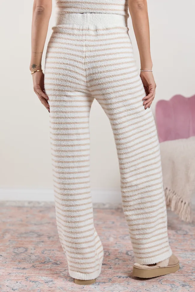 Devin Winter White Striped Sweater Lounge Pants FINAL SALE sold by Pink Lily product image thumbnail 4