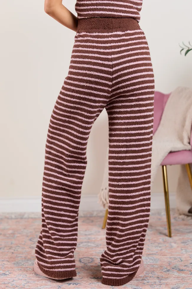 Devin Brown Striped Sweater Lounge Pants SALE sold by Pink Lily product image thumbnail 4