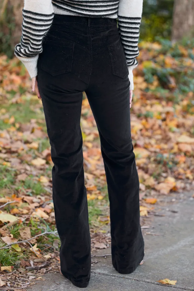 I Can't Forget Black Button Fly Corduroy Pants FINAL SALE sold by Pink Lily product image thumbnail 4