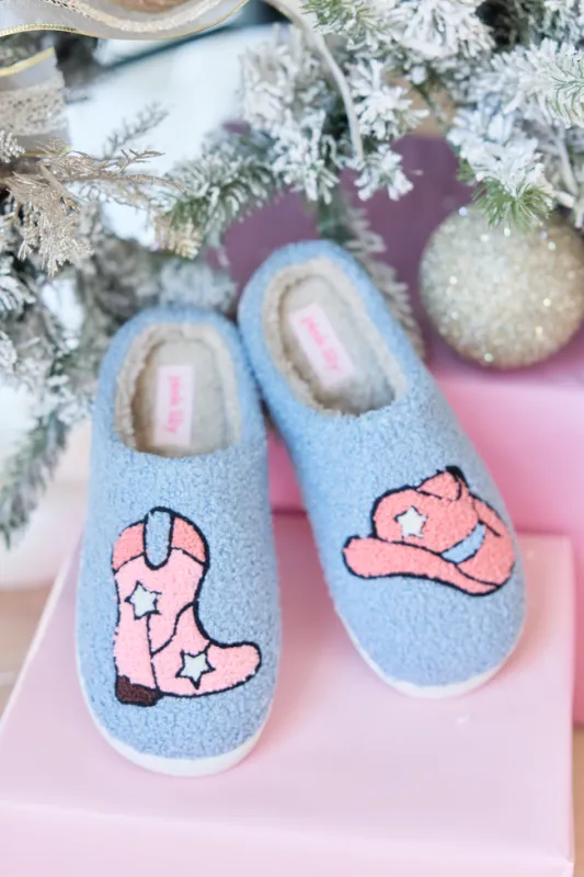 GWP - Cozi Western Shearling Slippers sold by Pink Lily
