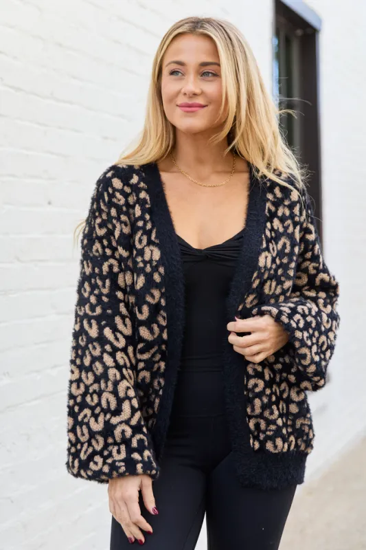 Camdyn Leopard Print Cardigan SALE sold by Pink Lily