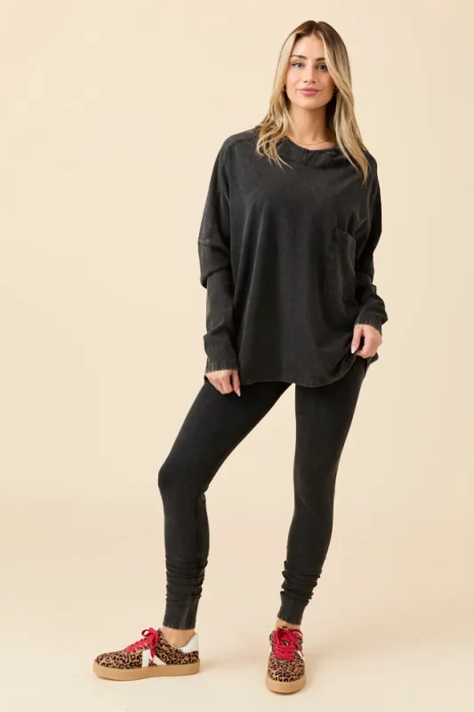 Lexi Black Oversized Hoodie Set sold by Pink Lily