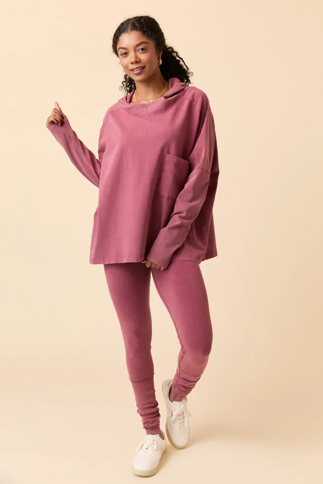 Lexi Claret Oversized Hoodie Set FINAL SALE sold by Pink Lily product image thumbnail 5