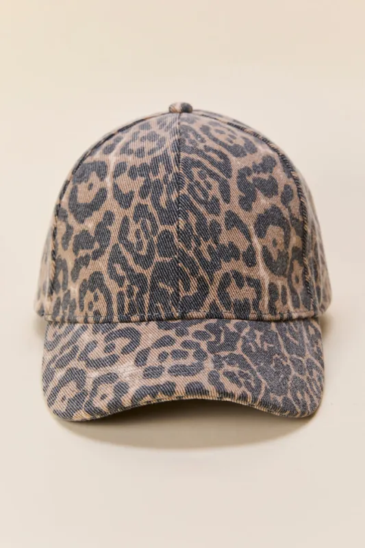Leopard Baseball Hat FINAL SALE sold by Pink Lily