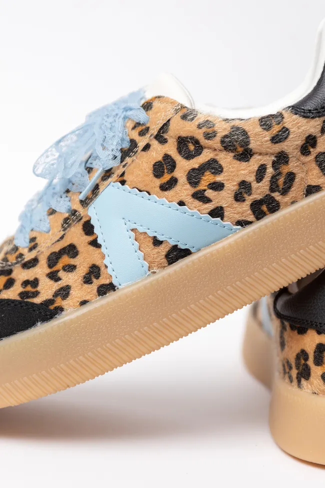 Axel Blue Jaguar Sneakers FINAL SALE sold by Pink Lily product image thumbnail 4