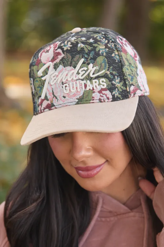 Fender Tapestry Trucker Hat sold by Pink Lily