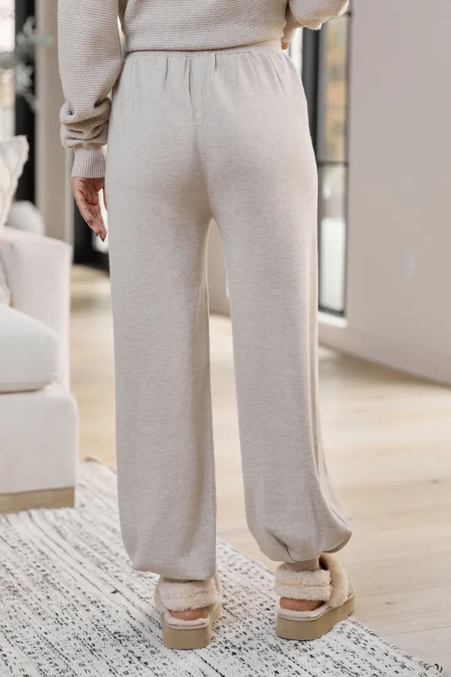 Devon Oatmeal Sweater Lounge Pants FINAL SALE sold by Pink Lily product image thumbnail 4