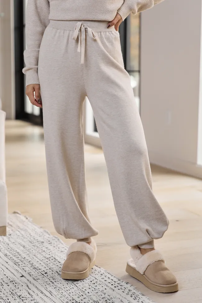 Devon Oatmeal Sweater Lounge Pants FINAL SALE sold by Pink Lily product image thumbnail 2