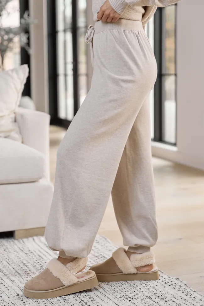 Devon Oatmeal Sweater Lounge Pants FINAL SALE sold by Pink Lily product image thumbnail 3