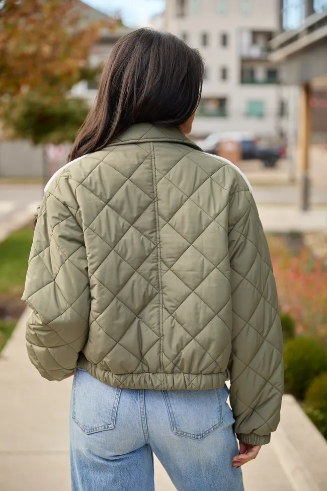 Maeve Sage Zip Front Sherpa Jacket SALE sold by Pink Lily product image thumbnail 5