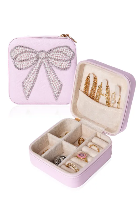 Pink Bow Jewelry Box sold by Pink Lily
